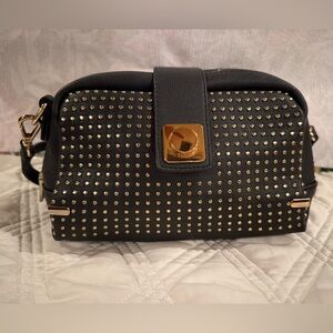 Nikky U.S.A | Black and Gold Studded Women's Bag